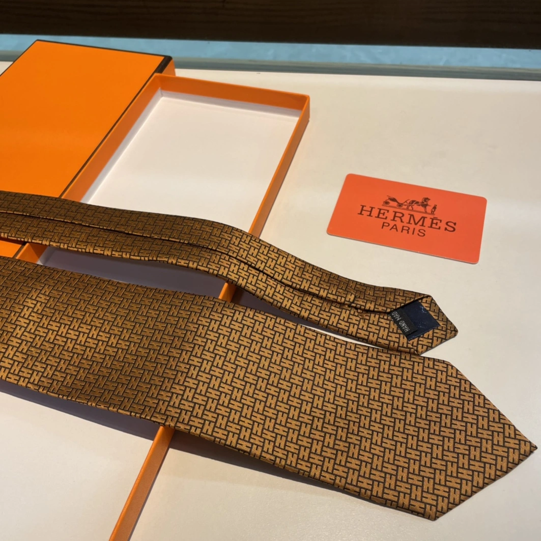 Refined 7367 Hermes Necktie For Men - Image 6