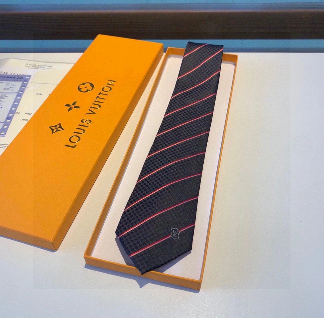 Refined 8225 Louis Vuitton LV Necktie For Men
