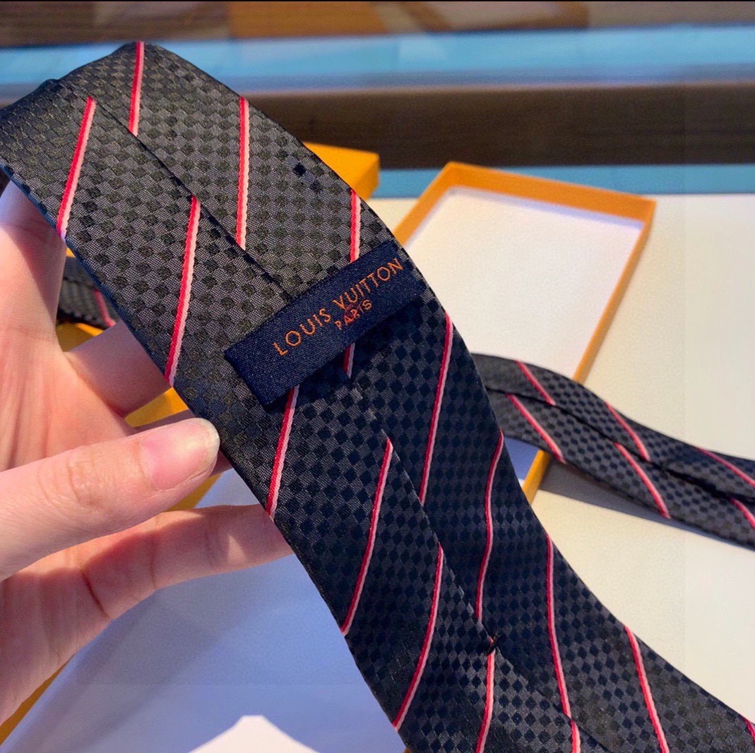 Refined 8225 Louis Vuitton LV Necktie For Men - Image 5