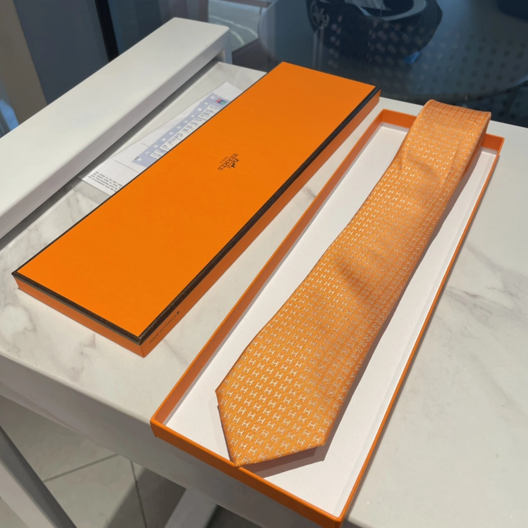 Resilient 9490 Hermes Necktie For Men - Image 7