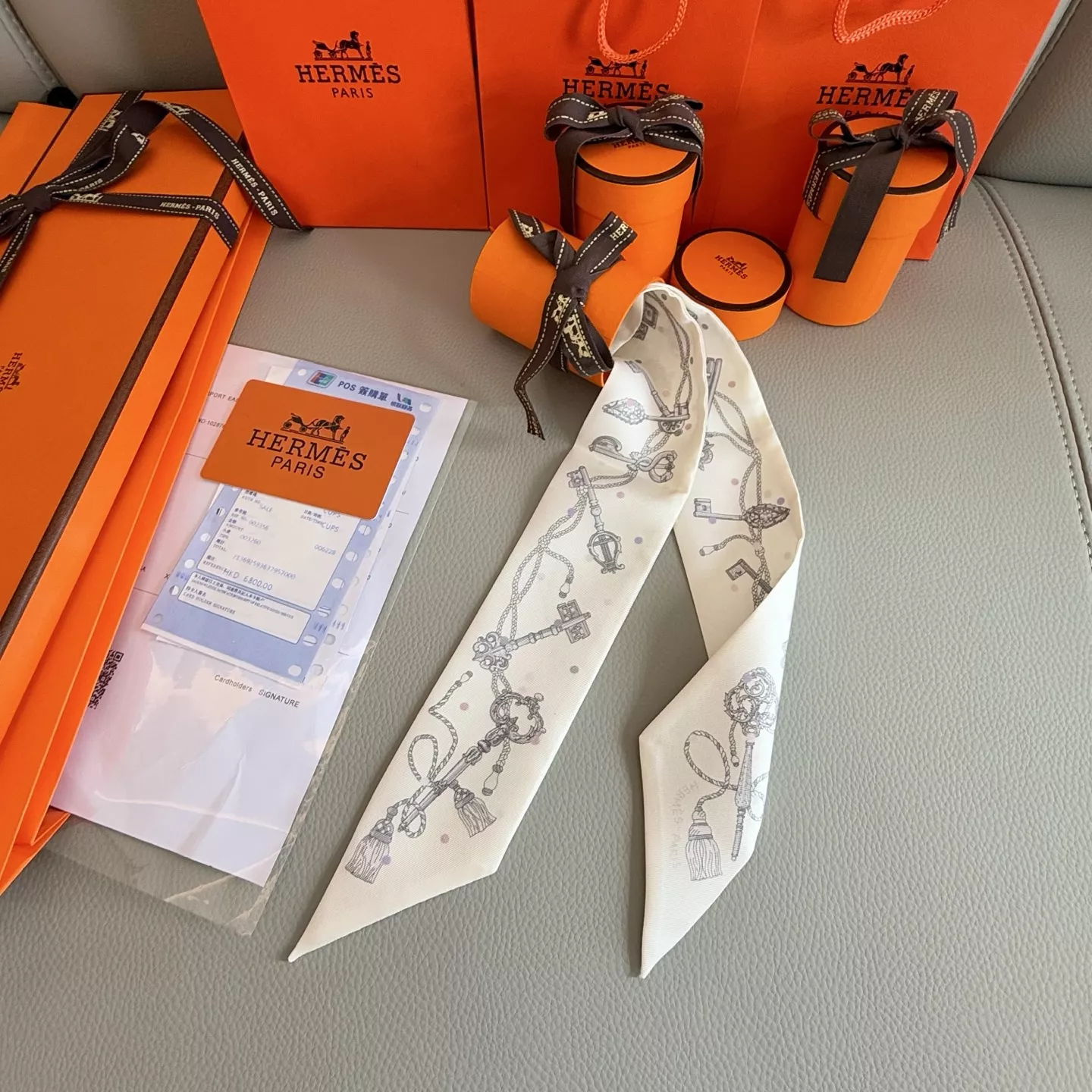 SportInspired 5154 Hermes Silk Scarf - Image 3