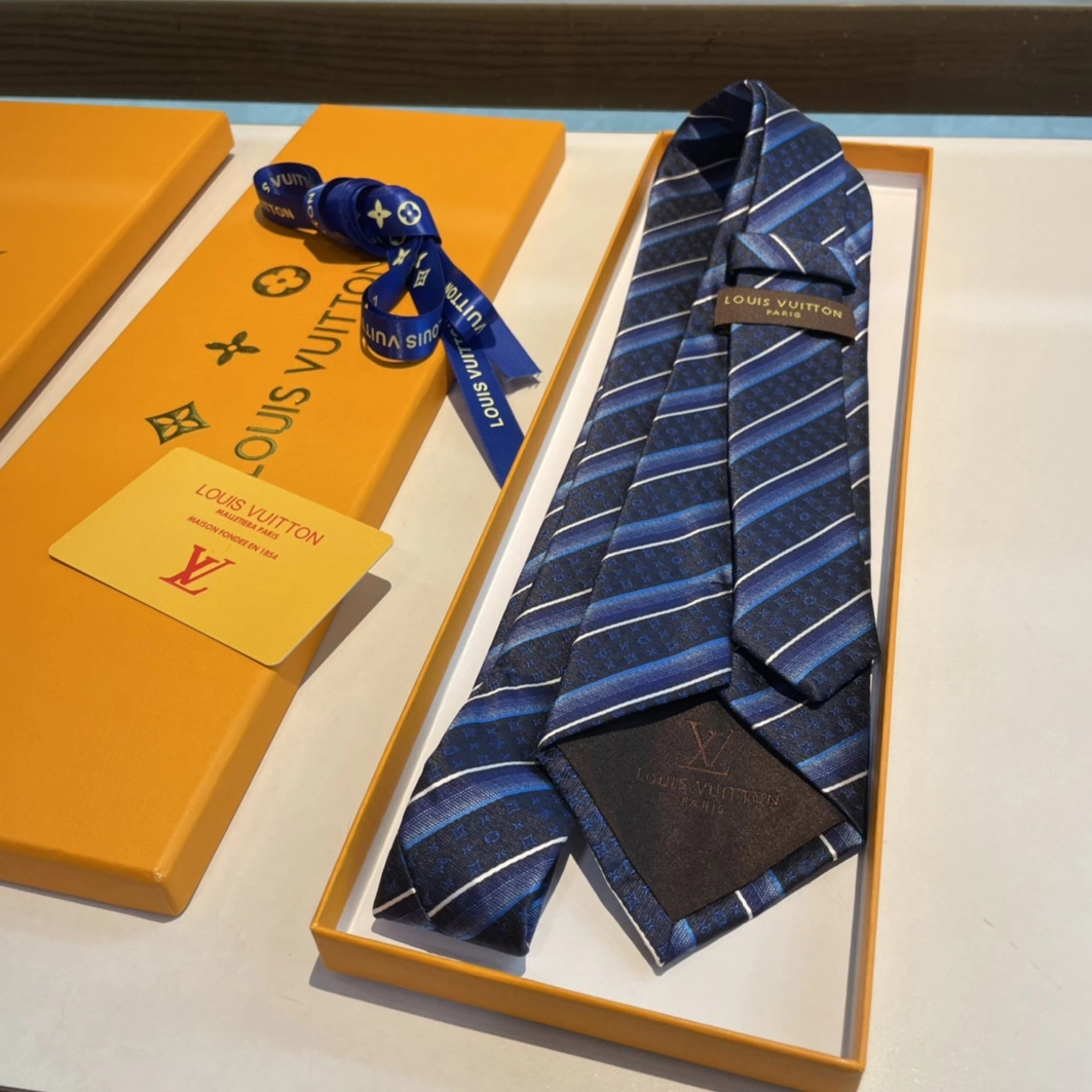 Timeless 573 Louis Vuitton LV Necktie For Men - Image 7