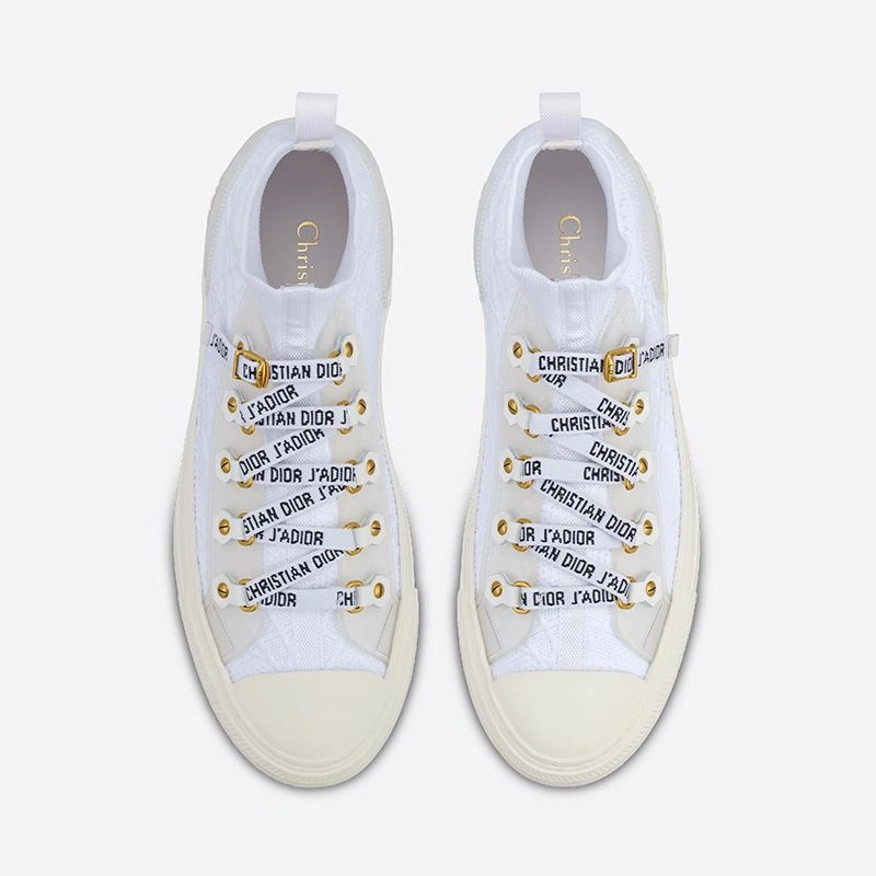 Walk'n'Dior Sneakers Women Cannage Technical Mesh White ModernLook 8213 - Image 3