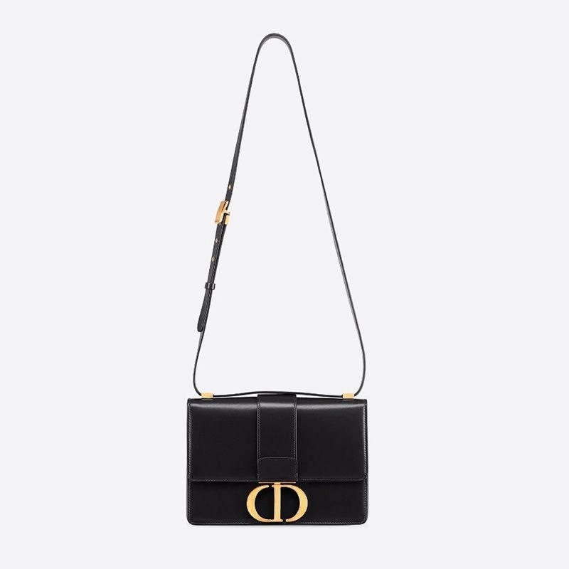 Dior 30 Montaigne Bag Box Calfskin Black - Image 5