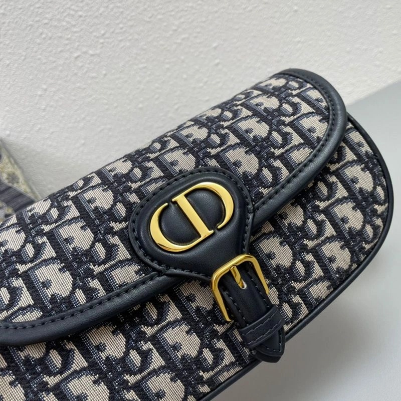 Dior Bobby East-West Bag Oblique Motif Canvas Blue - Image 5