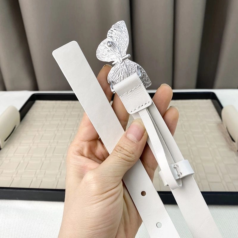 Dior Metamorphose Belt 20MM Ultrasmooth Calfskin White Silver - Image 3