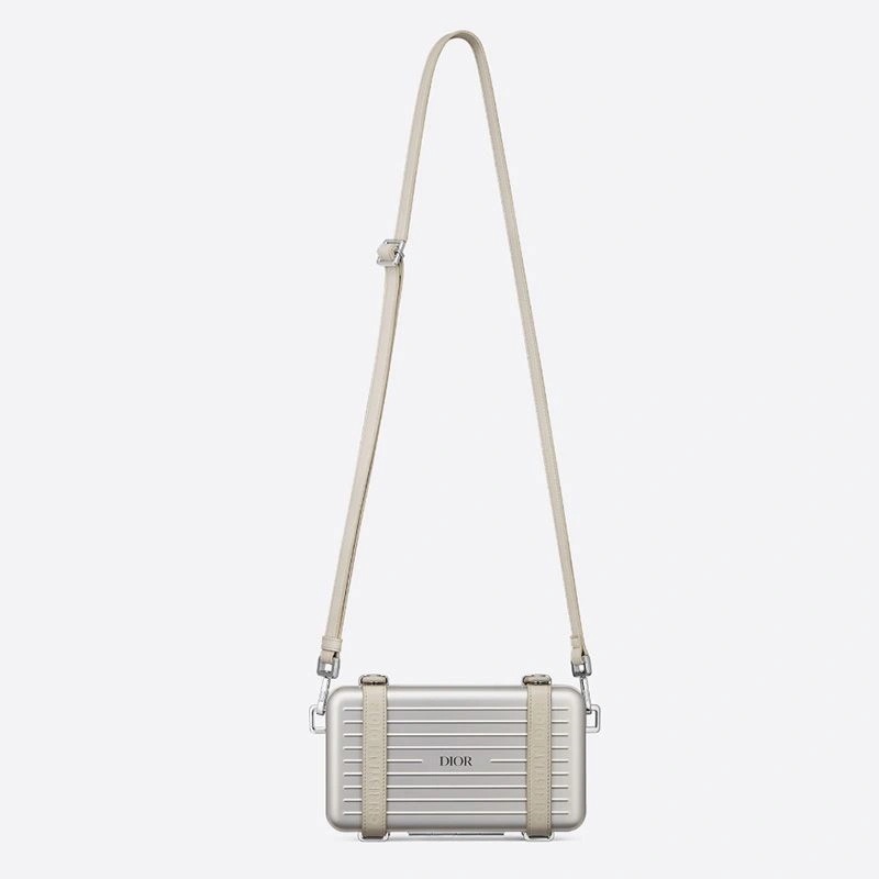 Dior x Rimowa Personal Clutch Aluminum Silver - Image 5