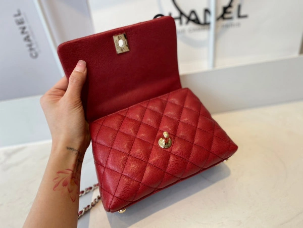 CHANEL MINI FLAP BAG WITH TOP HANDLE NewStyle 1040 - Image 9