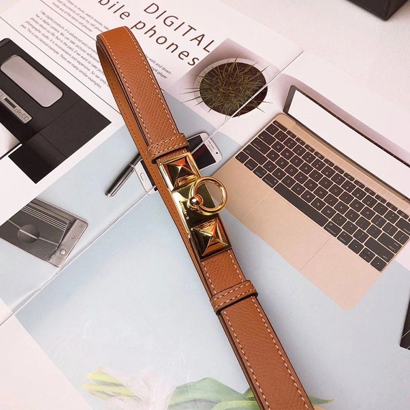 Hermes Collier De Chien 18 Belt Espom Leather In Brown - Image 3