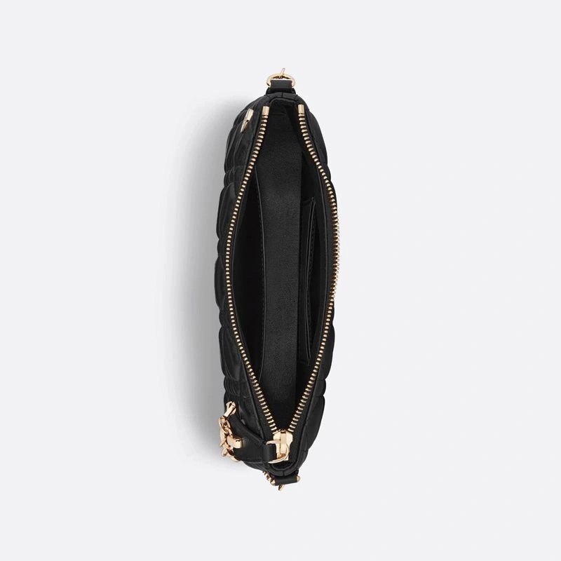 Mini Dior Midi Bag Cannage Lambskin Black - Image 4