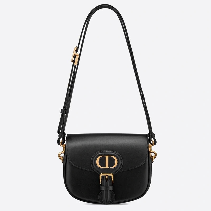 Small Dior Bobby Bag Box Calfskin Black - Image 5