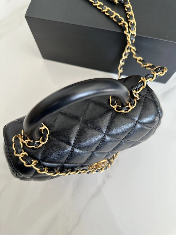 CHANEL SMALL FLAP BAG WITH TOP HANDLE ModernLook 947 - Image 4