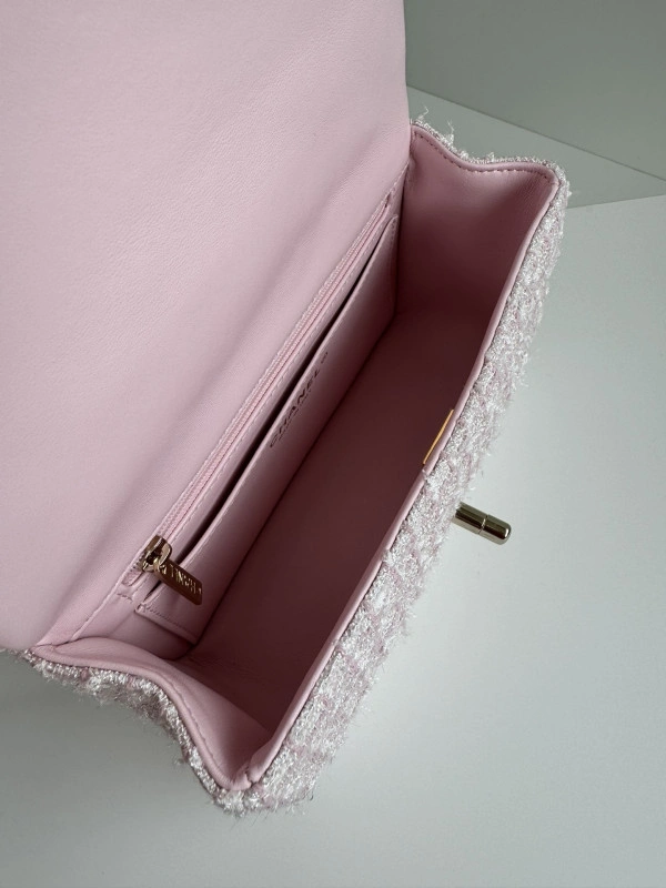 ModernLook CHANEL FLAP BAG WITH TOP HANDLE-20*12*6cm 907 - Image 8