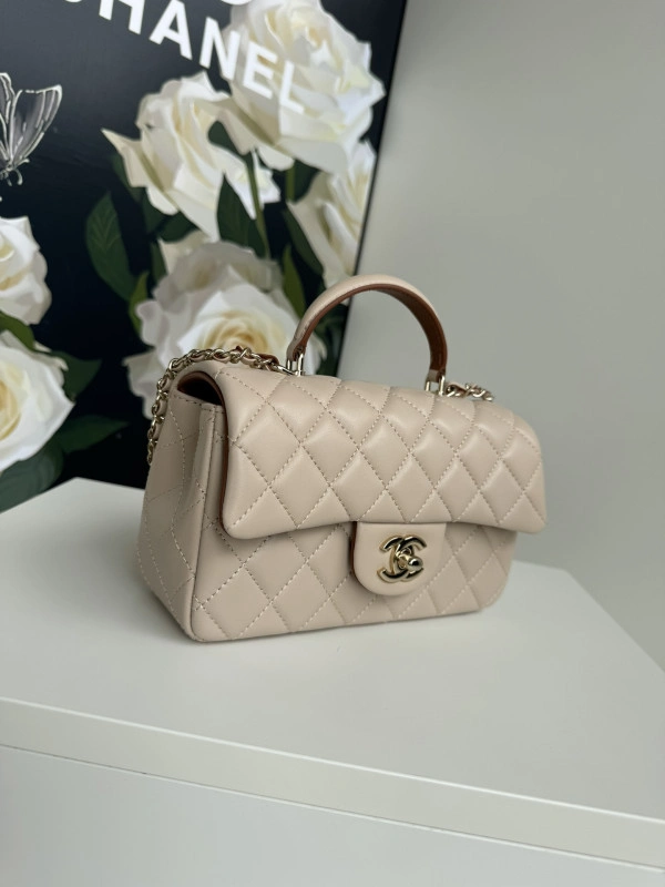 CHANEL FLAP BAG WITH TOP HANDLE-20*12*6cm GoodFit 898 - Image 3