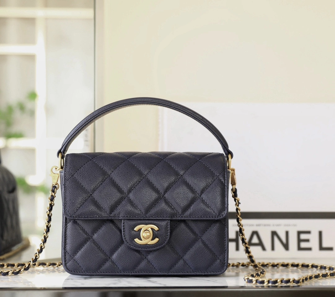 GoAnywhere CHANEL MINI FLAP BAG WITH TOP HANDLE 916